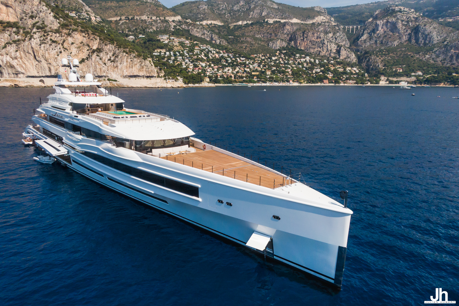 107m Benetti FB277 yacht LANA on the French Riviera